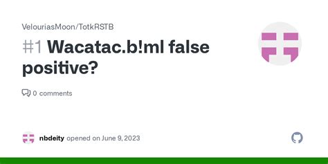 wacatac.b ml false positive